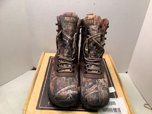 Red Head Expedition Ultra Men's Boots, 8, Appears New, Box Damaged - Lot 575