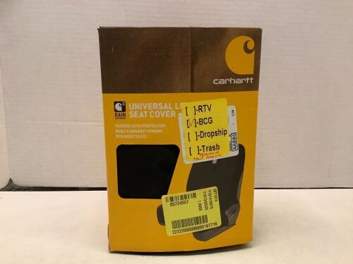 Carhartt Universal Low Back Seat Cover, Seem torn, Ecommerce Return - Lot 577