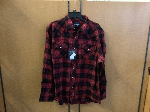 Wrangler Men's Flannel, XL, Appears New - Lot 594