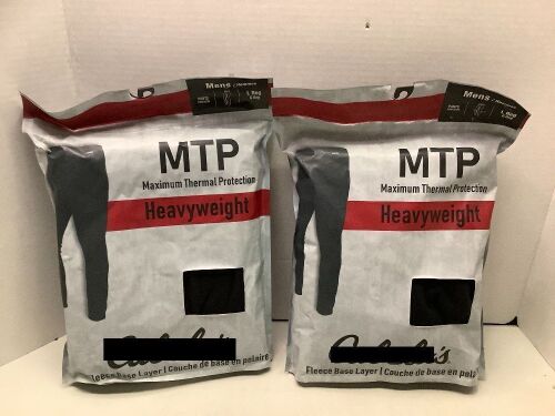 Lot of (2) Heavyweight Men's Thermal, Large, Appears New - Lot 605