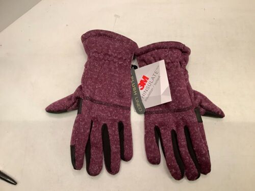 Women's Plus Lined Gloves, L/XL, Appears New - Lot 614