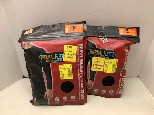 Lot of (2) Men's Thermal Pants, XL, Appears New - Lot 633