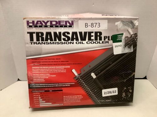 Transaver Plus Transmission Oil Cooler, Ecommerce Return - Lot 665