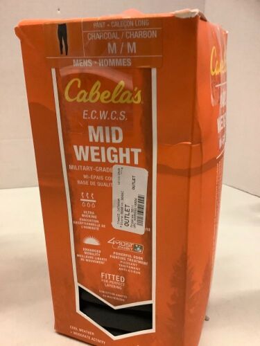 Mens mid weight thermals size medium pants ecommcere return - Lot 813