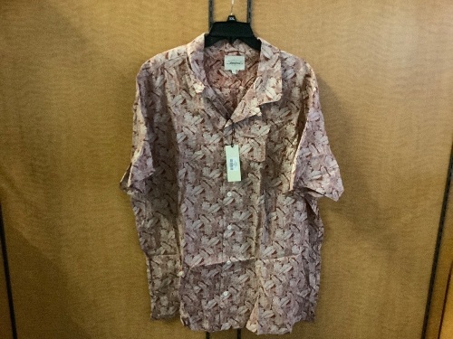 Bob Timberlake Short Sleeve Men's Shirt, 2XL, Appears New - Lot 974