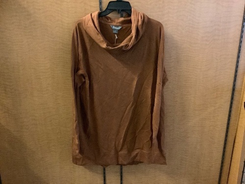 Natural Reflections Terry Cowl Women's Shirt, XLarge, Appears New - Lot 978