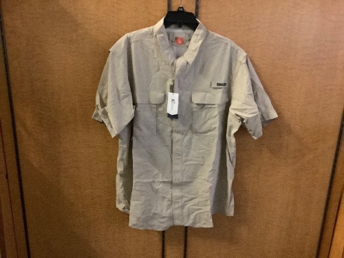 World Wide Sportsman, Short Sleeve Nylon Shirt, XLarge, Appears New - Lot 1001