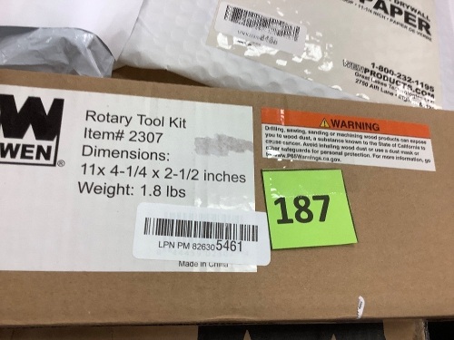 101-Piece Rotary Tool Kit - Lot 187
