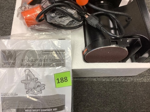 1 x 30-Inch Belt Sander with 5-Inch Sanding Disc - Lot 188