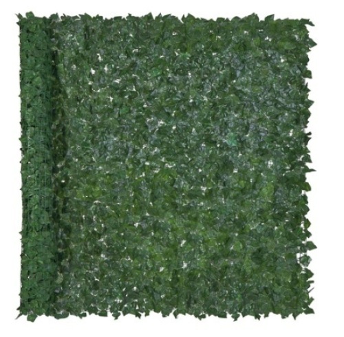 Outdoor Faux Ivy Privacy Screen Fence, 96x72in, Appears New - Lot 228