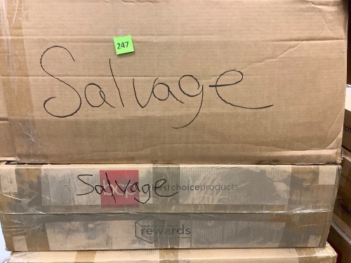 Pallet of Salvage, Presorted Items May Be Broken, Damaged or Have Missing Pieces - Lot 247