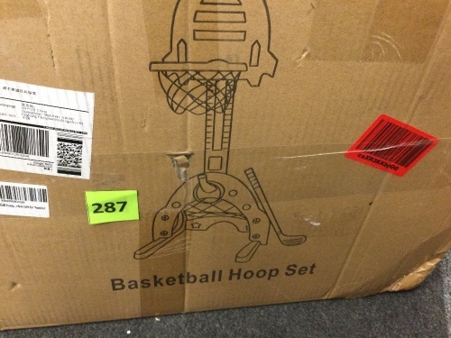 Kids Basketball Hoop Set, Appears New - Lot 287