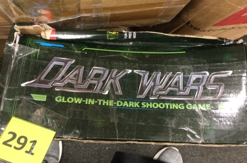Dark Wars Glow In The Dark Shooting Game, Appears New/ Damaged Box - Lot 291
