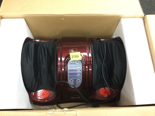 Electric Foot Massager, Burgandy, Appears New - Lot 296
