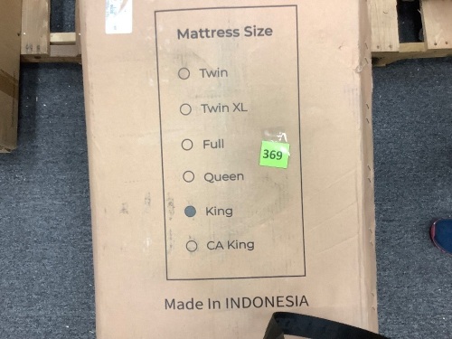King Size Mattress - Lot 369