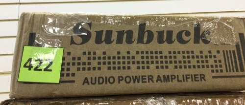 Sunbuck Audio Power Amplifier, Appears New - Lot 422