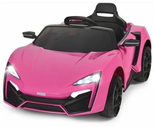 12V 2.4G Rc Electric Vehicle With Lights, Pink, Appears New - Lot 444