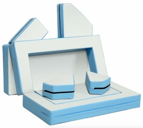 4-In-1 Crawl Climb Foam Shapes Toddler Kids Playset, Blue, Appears New - Lot 445