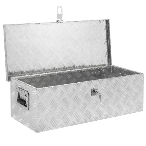 49' Aluminum Camper Tool Box w/ Lock - Lot 520