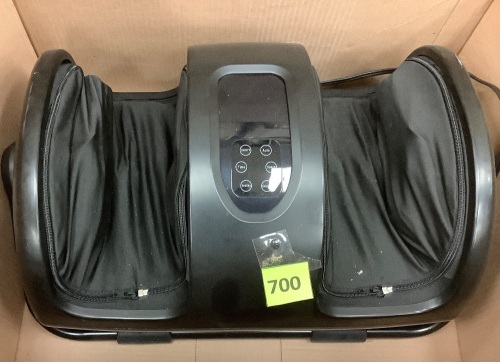 Reflexology Shiatsu Foot Massager w/ High-Intensity Rollers - Lot 700