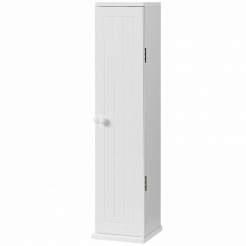 Free Standing Toilet Paper Holder With 4 Shelves And Top Slot For Bathroom - Lot 1160