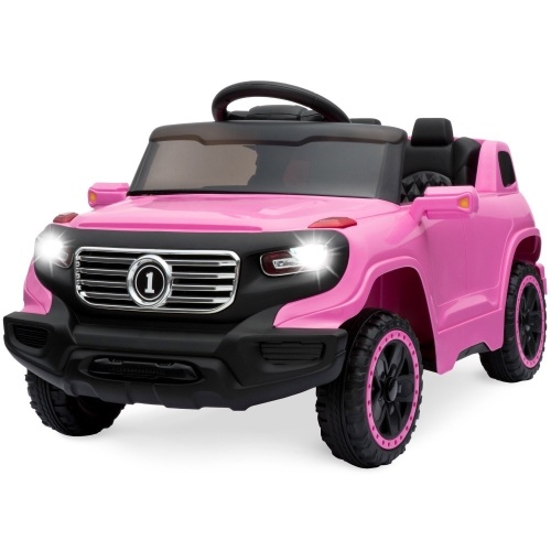6V Kids Ride On Car Truck w/ Parent Control, 3 Speeds, LED Headlights, MP3 Player, Horn - Lot 1176