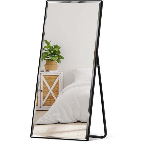 Ful Length Mirror, Wall Hanging, & Leaning Floor Mirror- n65x22in - Lot 1219