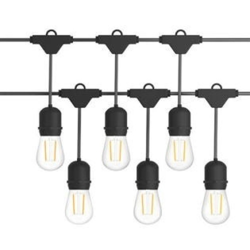 GoPlus 48ft LED Outdoor Waterproof Commercial Grade Patio Globe String Lights Bulb - Lot 1255