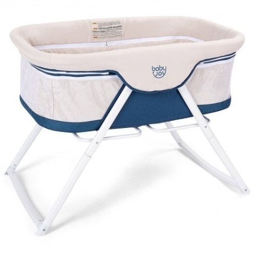 Portable Newborn Rocking Foldaway Baby Bassinet Crib - Lot 1276