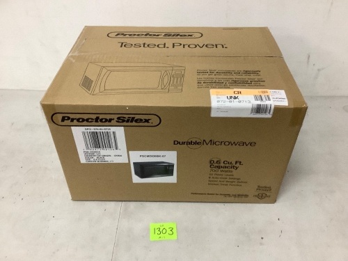 0.6 cu ft 700 Watt Microwave - Lot 1303