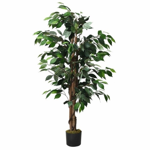4 Feet In/Outdoor Trunks Artificial Ficus Silk Tree - Lot 1330