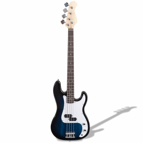 Full Size 4 String Electric Bass Guitar W/ Strap Bag - Lot 1335
