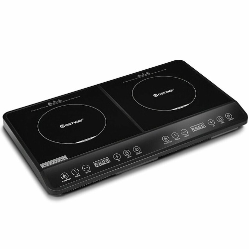 1800W Countertop Burner Electric Dual Digital Induction Cooker - Lot 1342
