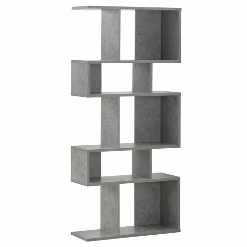 5 Cubes Ladder Shelf Corner Bookshelf Display Rack Bookcase - Lot 1343