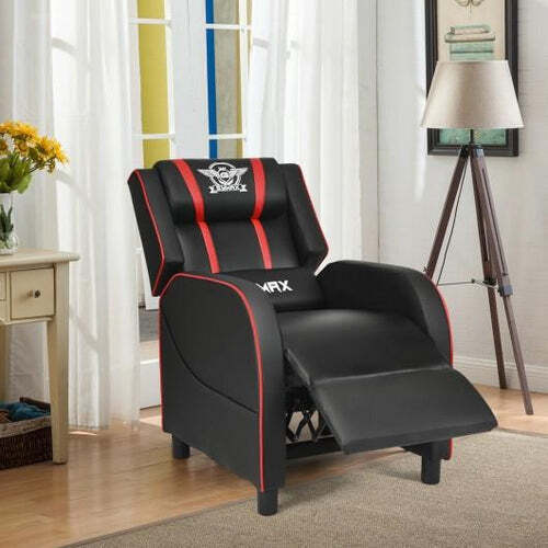 Massage Racing Gaming Single Recliner Chair - Lot 1373