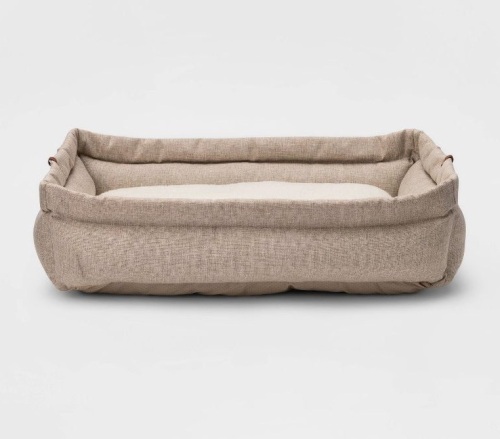 Rectangular Roll Cuff Dog Bed - Lot 1396
