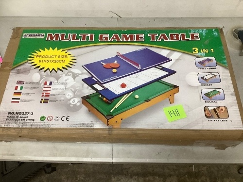 Multi Game Table - Lot 1411