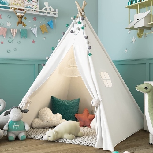 Canvas Teepee Tent for Kids - Lot 1427