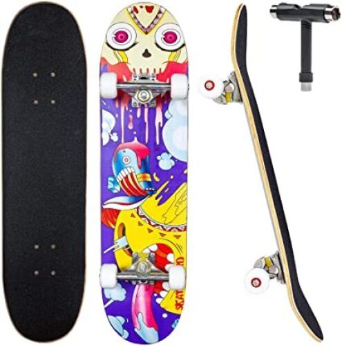 JECOLOS Pro Complete Skateboardr - Lot 1479