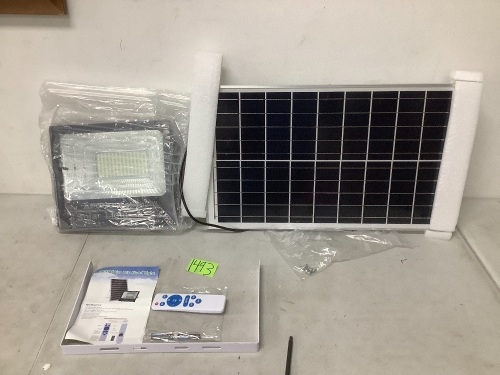 Aponuo LED Solar Flood Light 100w - Lot 1493