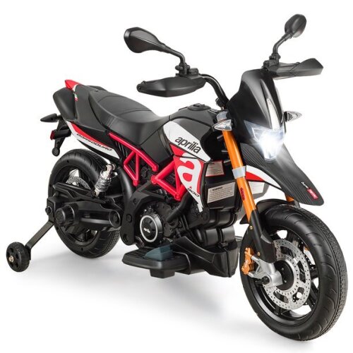 12V Motorcycle Powered Ride-On w/ Training Wheels - Lot 1521