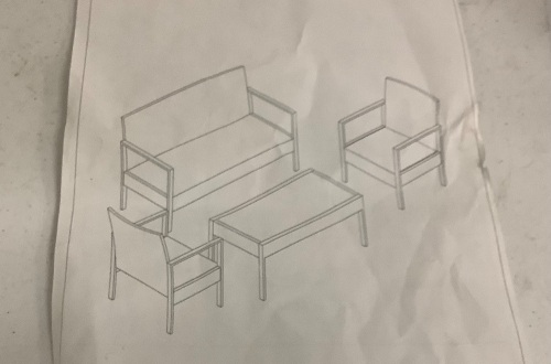Patio Furniture Set, Possible Missing Pieces, Appears New - Lot 12A