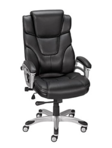 Quill Brand® Baird Bonded Leather Manager Chair, Appears new, Retail 293.99 - Lot 13A