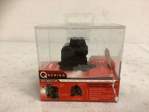 Rail-Mounted Firearm Light & Red Laser, Appears New, Untested - Lot 31