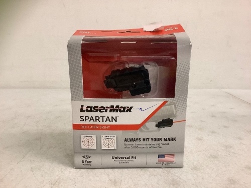 LaserMax Spartan Red Laser Sight, Untested, E-Commerce Return - Lot 41