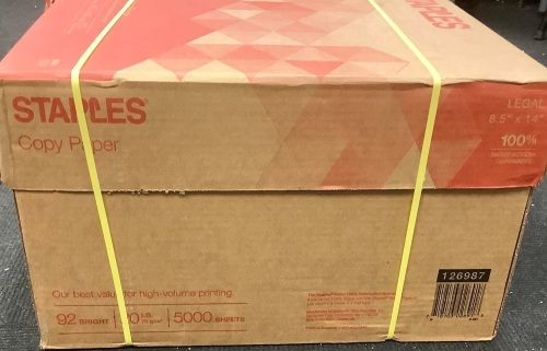 5,000 Sheets of Copy Paper, Appears New - Lot 46