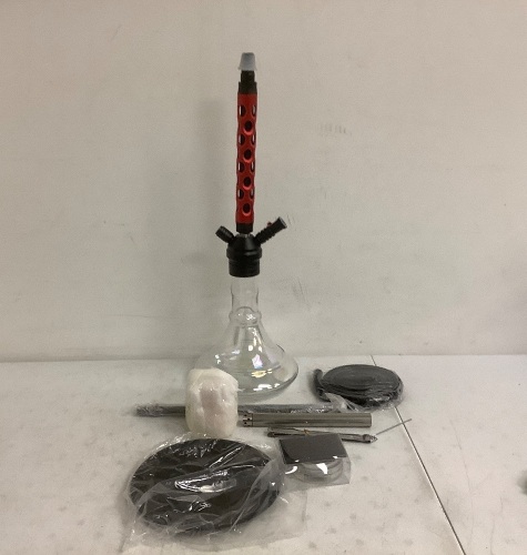 Aluminum 24" Hookah Set, Appears New - Lot 83