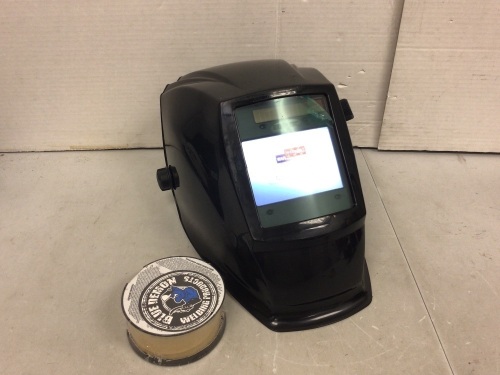 Top DC Solar Power Darkening Welding Helmet, E-Commerce Return - Lot 95