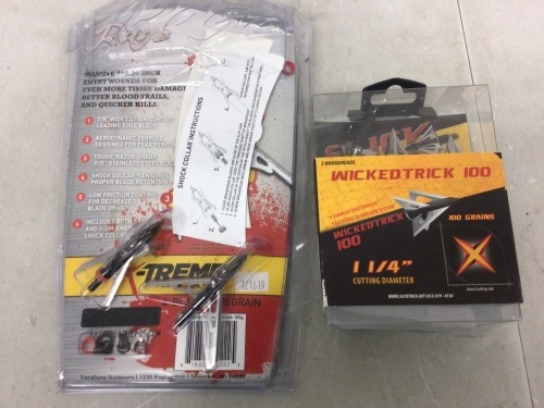 Lot of (2) Packs of Broadheads, E-Commerce Return - Lot 114