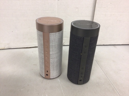 Lot of (2) Wireless Speakers w/ Alexa, Powers Up, E-Commerce Return - Lot 122